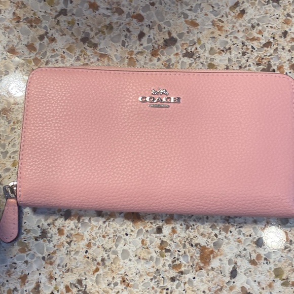 💕🩷PINK Coach Pebble Leather Signature Lexy Shoulder Bag & Matching Wallet🩷💕 - Picture 4 of 5